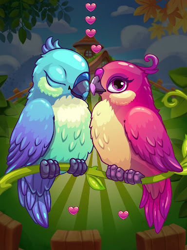 Android application Bird Color Sort Puzzle screenshort