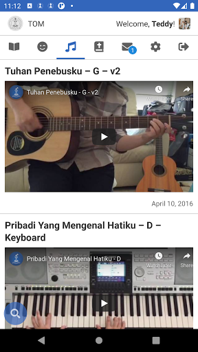 TOM App Screen 3