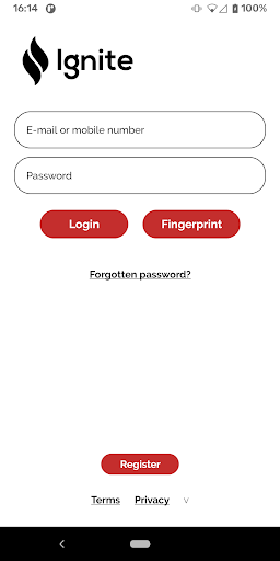 Android application ignite by Imperial screenshort