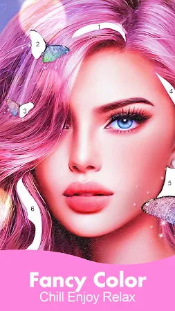 Game screenshot Fancy Color - Paint By Number mod apk