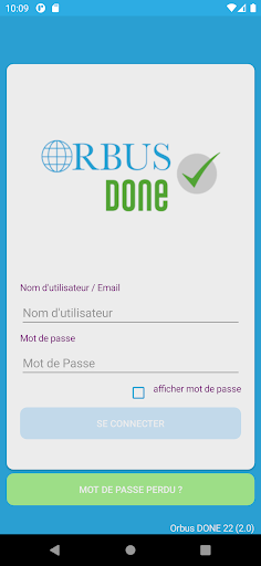 Android application Orbus DONE screenshort