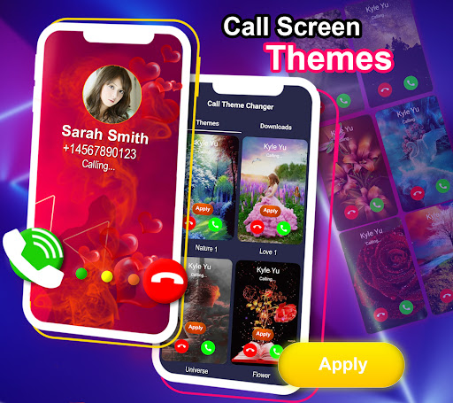 Android application Call Screen Themes: Color Call screenshort