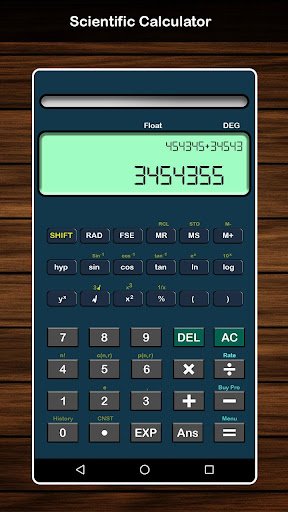 Android application Advanced Scientific Calculator screenshort