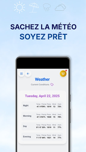Aperçu de l'application