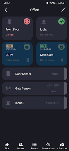 CSC Secure Monitoring Screen 2