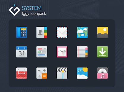 Iggy - Screenshot ng Icon Pack