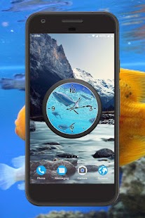 Aquarium Clock Live Wallpaper Screenshot