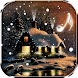 雪のアニメーションの背景 - Androidアプリ