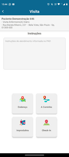 Outcare Prestadores Screen 3