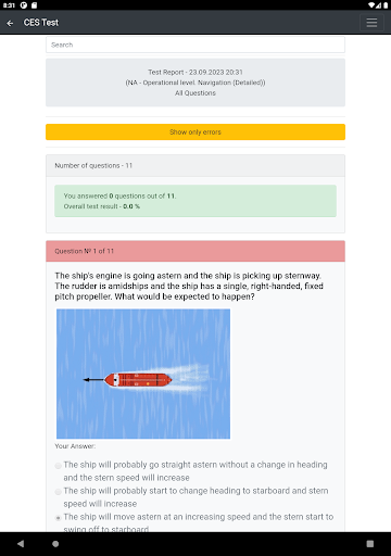 Navigation Operational CES