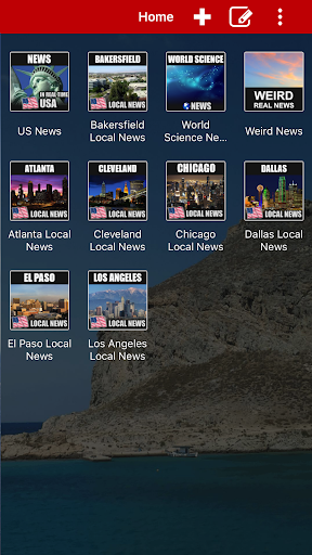 Android application Newzify - news in real time screenshort