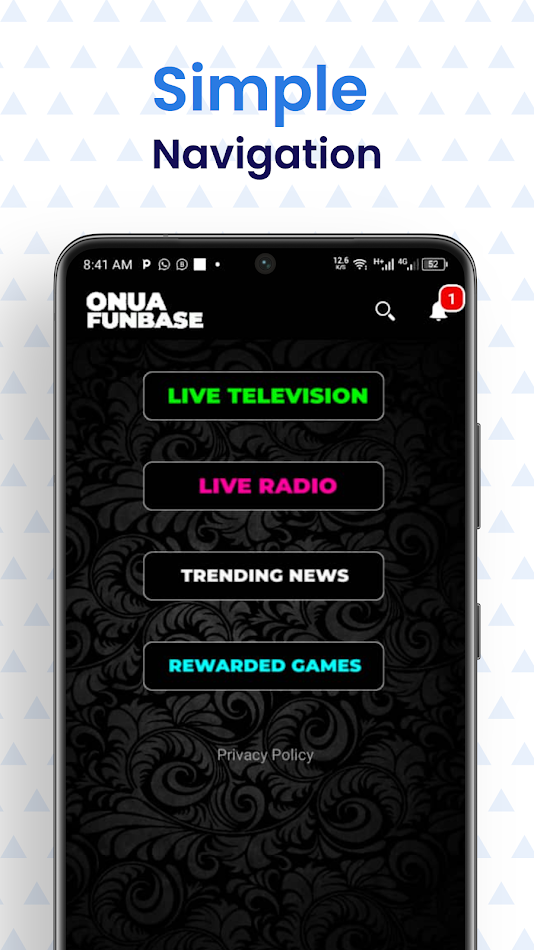 #6. Onua Funbase TV (Android) 게시자: WiseApp Digitalized