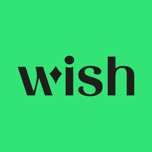 Ikon med logotyp för wish