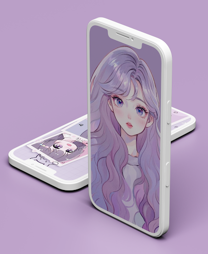 Screenshot of Purple Wallpaper