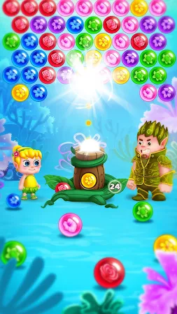 Game screenshot Flower Games - Bubble Pop mod apk