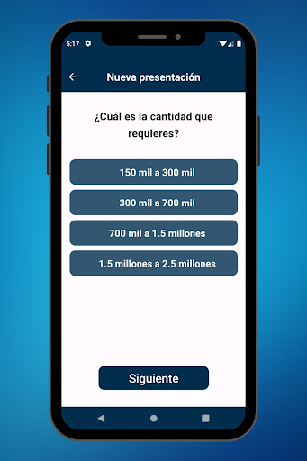 Android application Creditos en línea Chile screenshort