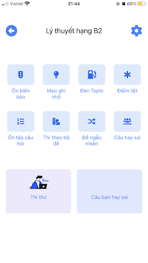 Android application Ôn Thi GPLX - Mạnh Cường screenshort
