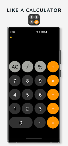 Android application Caculator Vault screenshort