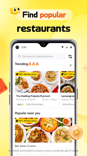 HungryPanda: Food Delivery Screen 3