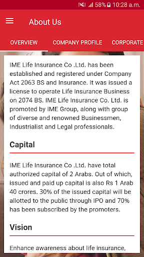 IME LIFE Screen 2