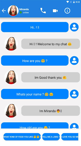 Miranda Sings Fake Call Screen 3