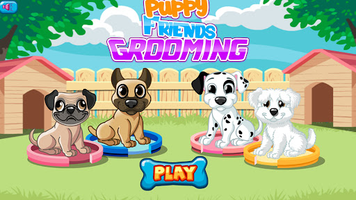 Android application Puppy Friends Grooming screenshort