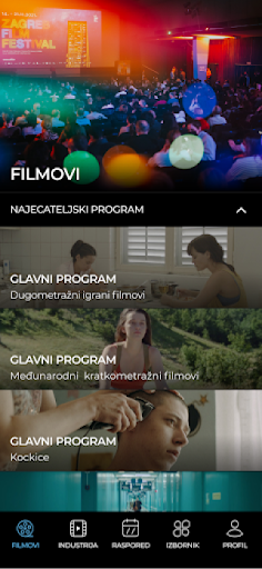 Android application Zagreb Film Festival 2023 screenshort