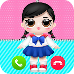 Cover Image of Herunterladen Fake call from sweet lol doll 3 APK