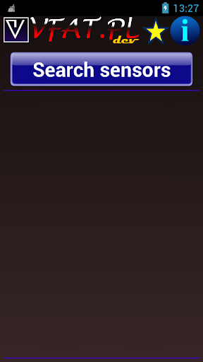 Android application Mobile Sensor Seeker screenshort