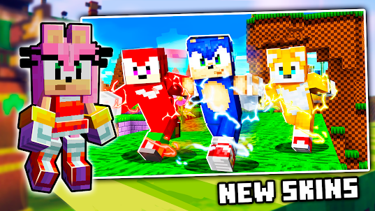 Sonic Mod and Add-on for MCPE