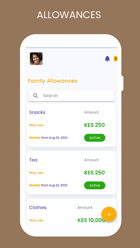 Android application Kiddy Cash screenshort