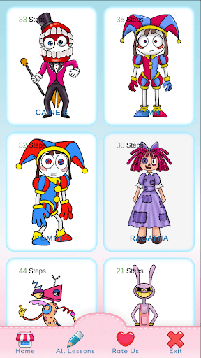 how to draw amazing circus