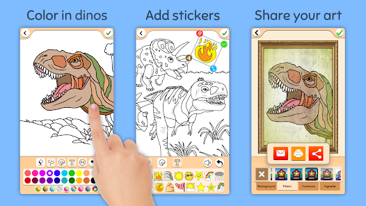 Dinossauros Pintar Jogo Dino – Apps no Google Play