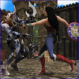 Wonder Girl Fighting - infinity war icon