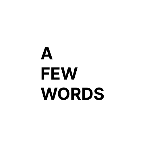 A Few Words Logo