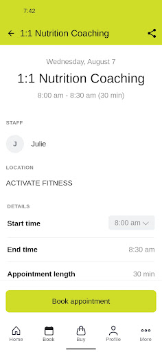 ACTIVATE FITNESS WOBURN Screen 3