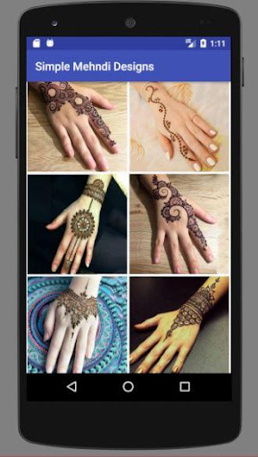 Simple Mehndi Designs 2024 Screen 2
