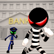 Stickman Bank Robbery Escape - Androidアプリ