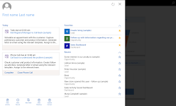 screenshot of Dynamics 365 for Tablets