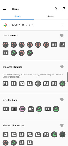 Android application Cheats Master III screenshort