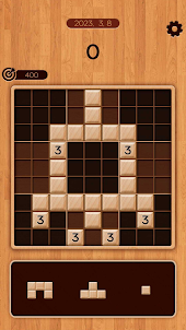 Wood Block Sudoku Puzzle Game
