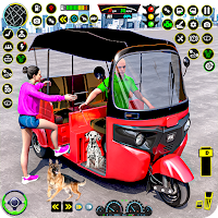 Tuk Tuk Auto Rickshaw Driving