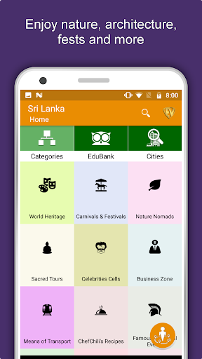 Android application Sri Lanka Travel & Explore, Of screenshort