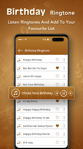 Birthday Ringtone Screen 3