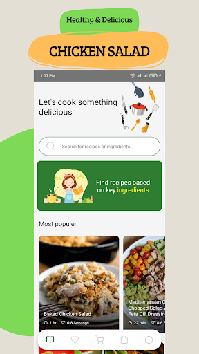 Android application Chicken Salad Recipes screenshort