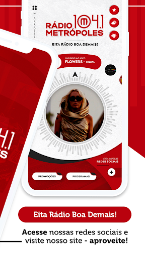 Radio Metropoles FM 104,1 Screen 2
