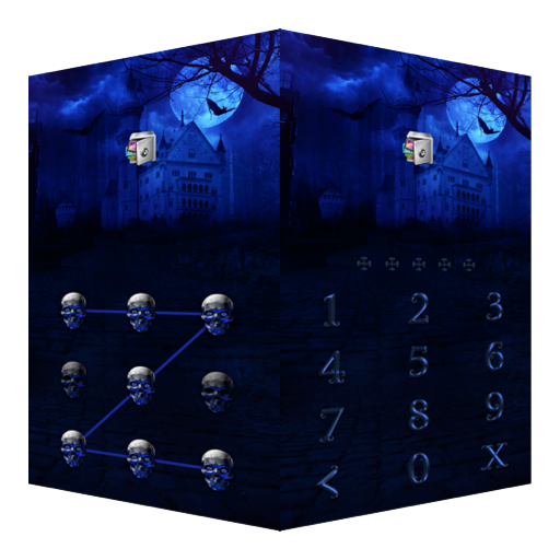 AppLock Live Theme Dark Castle logo