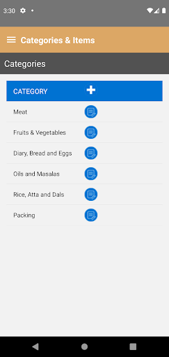 Clorder Inventory Manager Screen 2