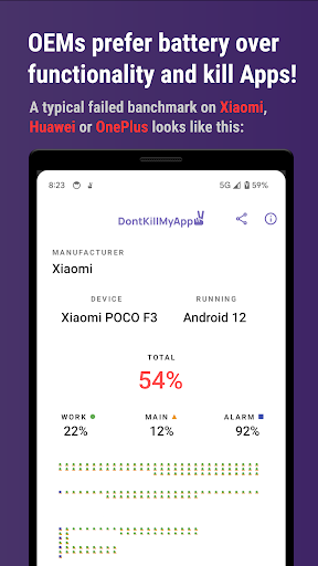 DontKillMyApp: Make apps work Screen 2