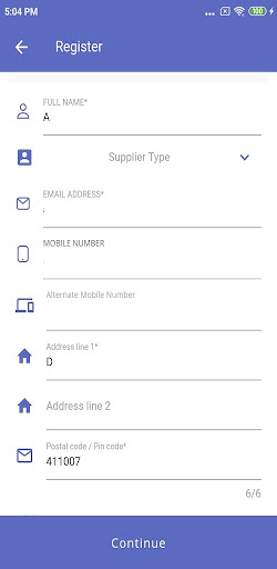 Android application Alphafarm screenshort